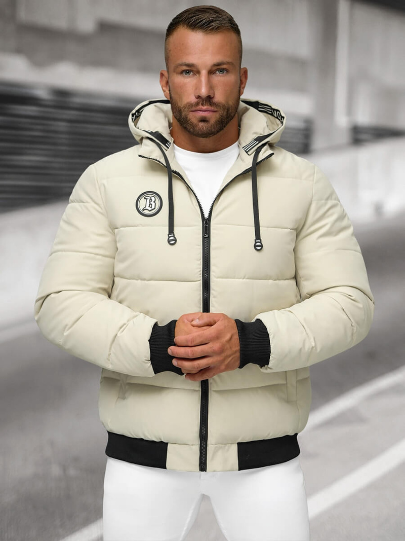 Куртка зимова чоловіча Кремова OZONEE JS/31M5026/280