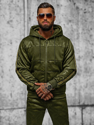 Komplet dresowy męski zielony OZONEE JS/3C555