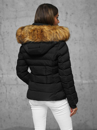 Куртка жіноча Чорно-Коричнева OZONEE JS/5M768/392