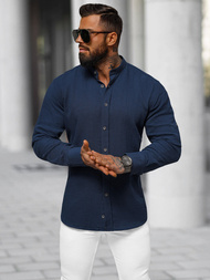 Koszula męska granatowa OZONEE O/309992