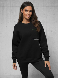 Bluza oversize czarna OZONEE O/SWE23022Z