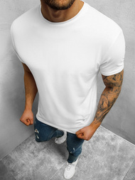 T-Shirt męski biały OZONEE NB/3001