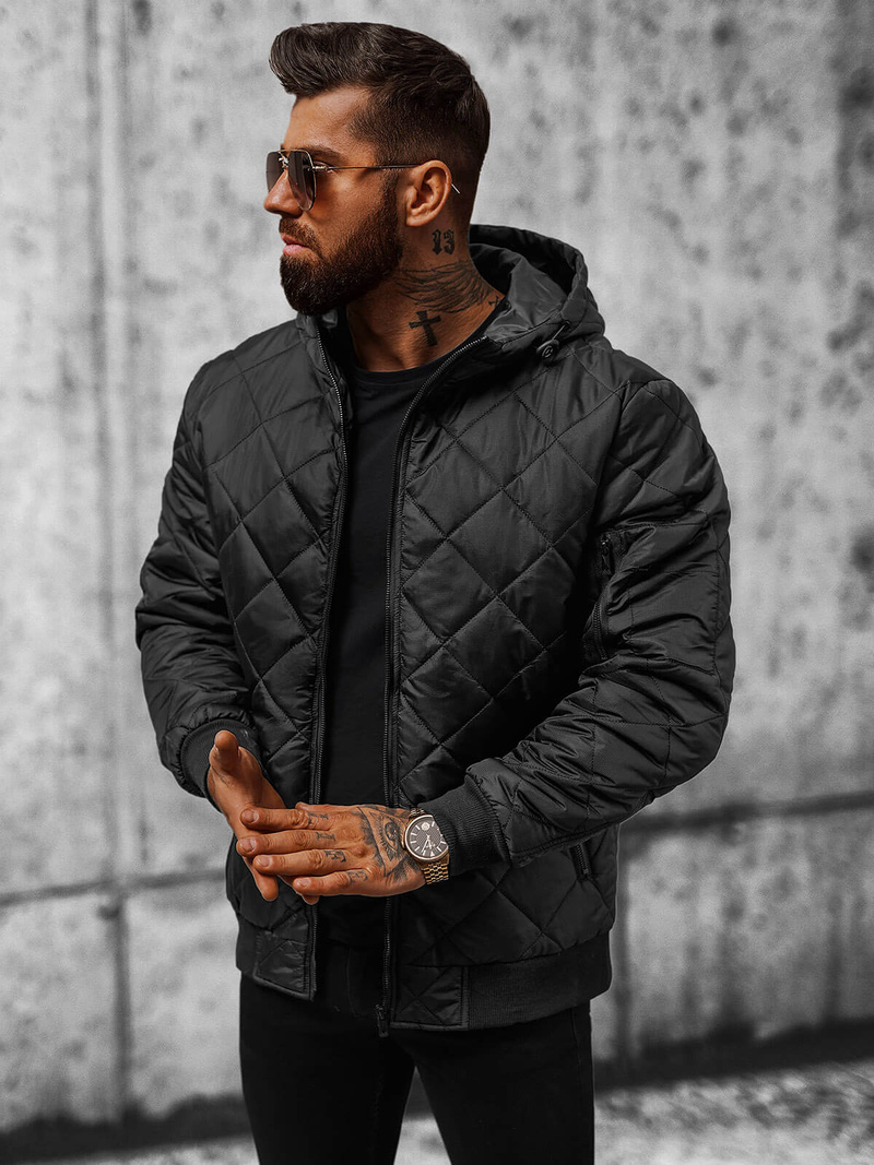 Куртка чоловіча Чорна OZONEE JS/MY21Z