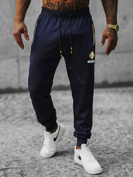 Штани спортивні чоловічі tемно-cинi OZONEE JS/K10233Z