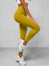 Legginsy damskie żółte OZONEE O/SY2325