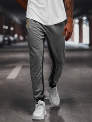 Spodnie dresowe męskie grafitowe OZONEE JS/68K10357Z