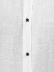 Koszula męska ze stójką biała OZONEE O/V33