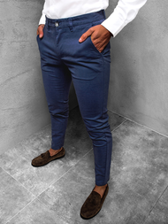 Spodnie chinosy męskie indygo OZONEE JB/JP1143/5