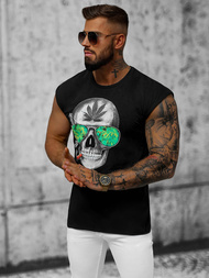 Футболка чоловіча Чорна OZONEE O/1193Z