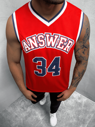 Майка чоловіча Червона OZONEE JS/68S10173