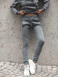 Komplet dresowy dwuczęściowy damski grafitowy OZONEE JS/68C20382/5