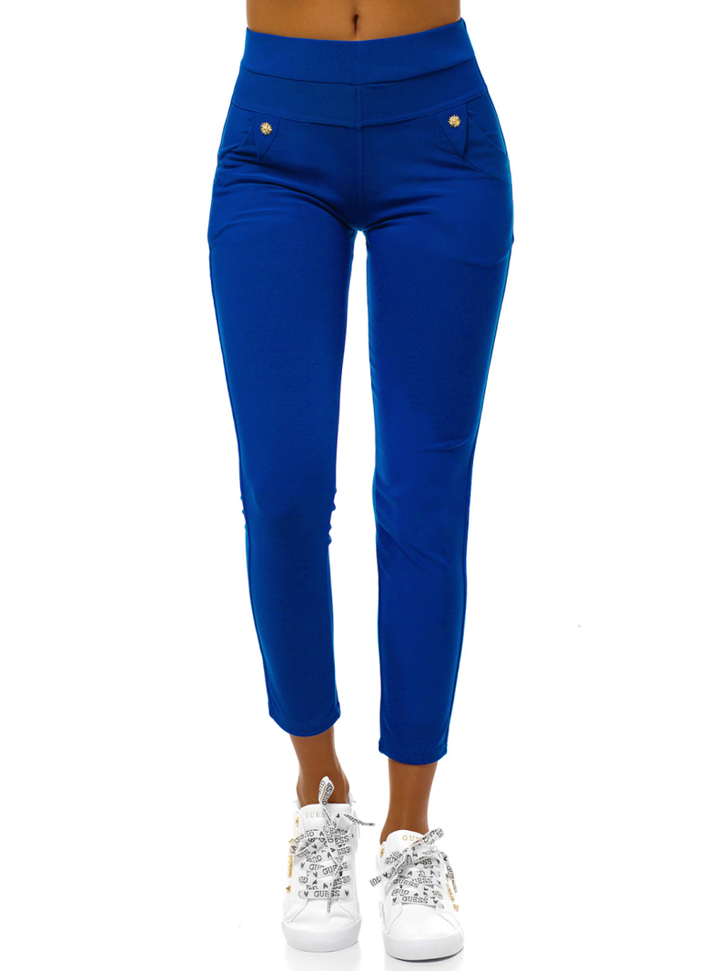 Legginsy damskie niebieskie OZONEE JS/1040/A9