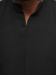 Koszula męska czarna OZONEE O/V111