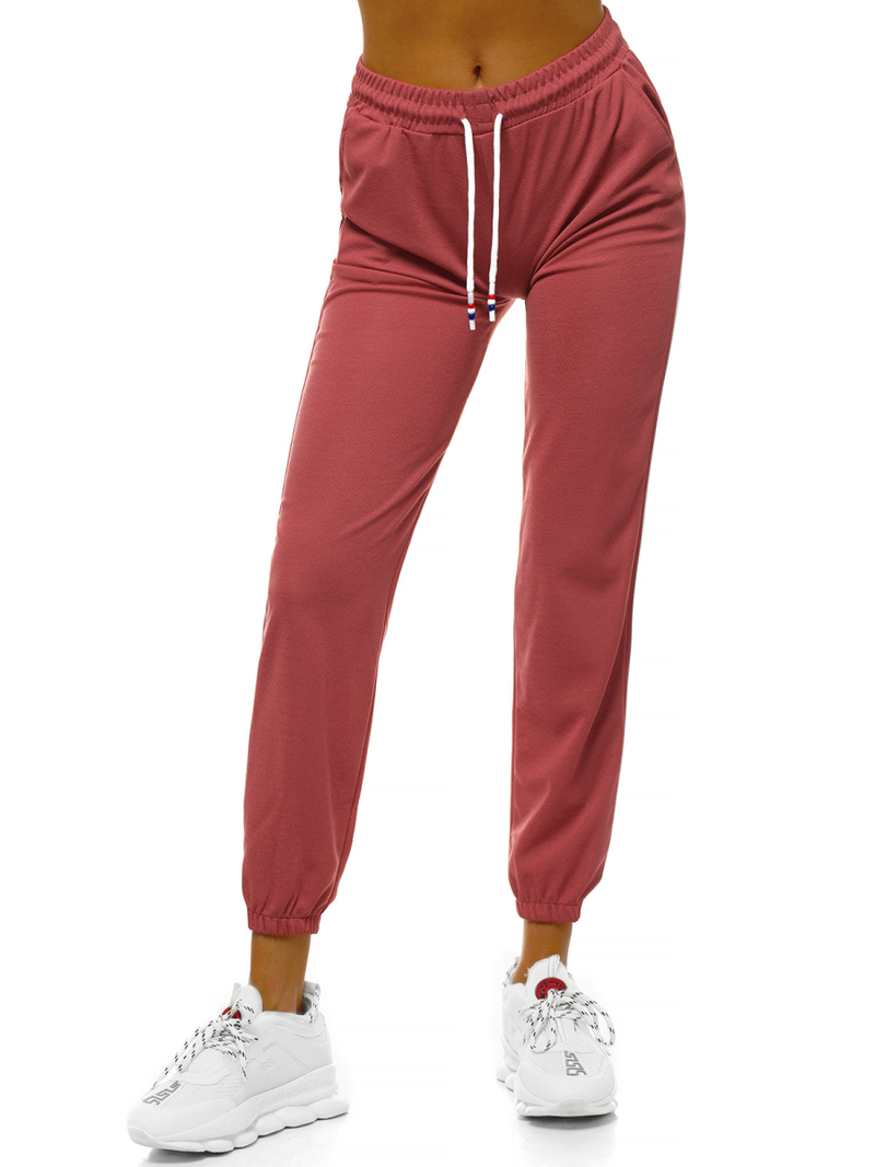 Спортивні штани жіночі темно-рожевий OZONEE JS/1020/A17