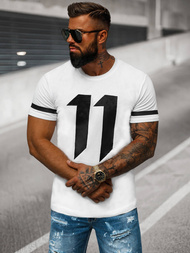 T-shirt męski biały OZONEE O/8T1262/1