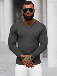 Sweter męski grafitowy OZONEE NB/MMB601/3Z