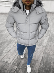 Куртка чоловіча срібло OZONEE JB/JP1167Z