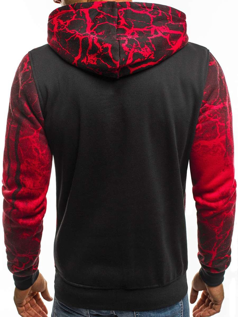 Bluza męska czerwona OZONEE JS/DD267Z