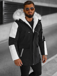 Куртка зимова чоловіча Чорно-Бiла OZONEE O/5832Z