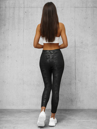 Legginsy damskie czarne-moro OZONEE O/490Z