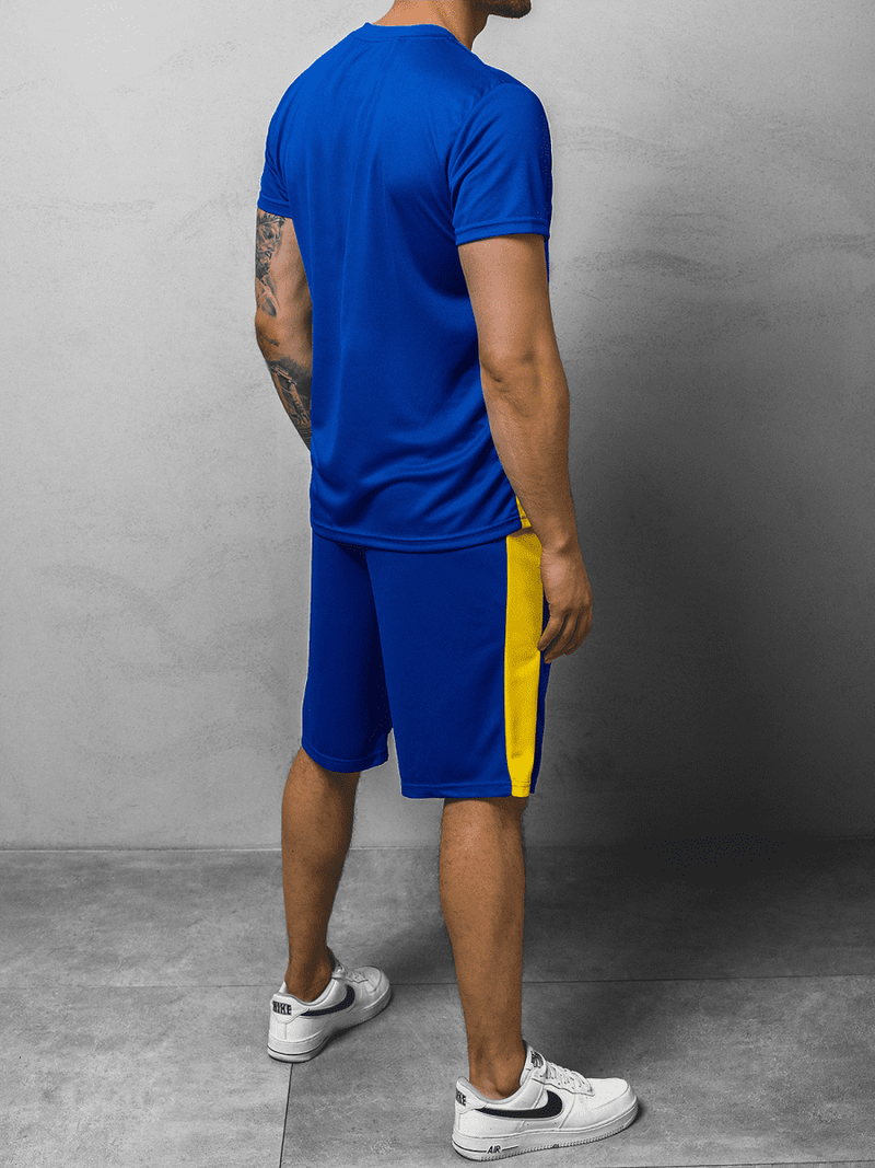 Спортивна костюм чоловічій Синiй OZONEE JS/68C10163