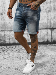 Spodenki męskie jeansowe niebieskie OZONEE NB/MP0261B