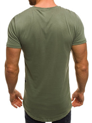 T-Shirt męski zielony OZONEE O/1115