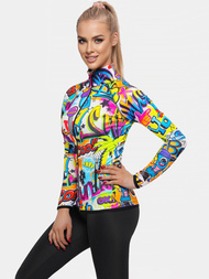 Komplet sportowy damski dwuczęściowy kolorowy OZONEE O/20346