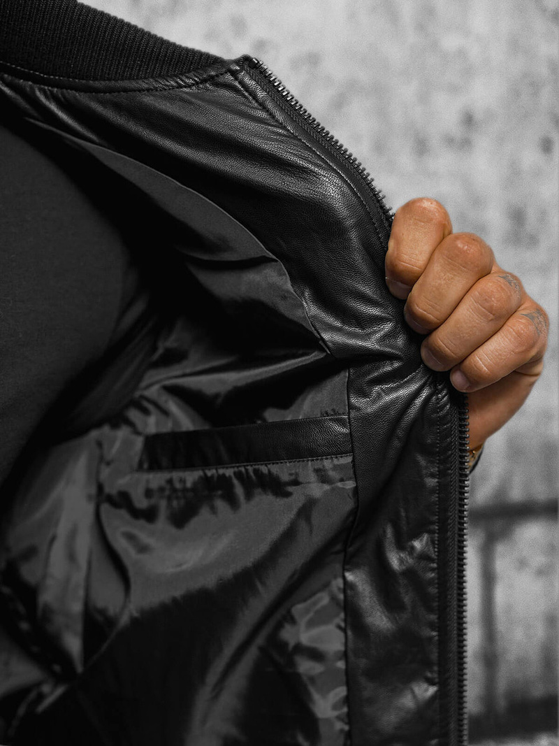 Куртка чоловіча чорна OZONEE O/11Z8099