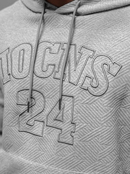 Толстовка чоловіча сірий OZONEE JS/3B579