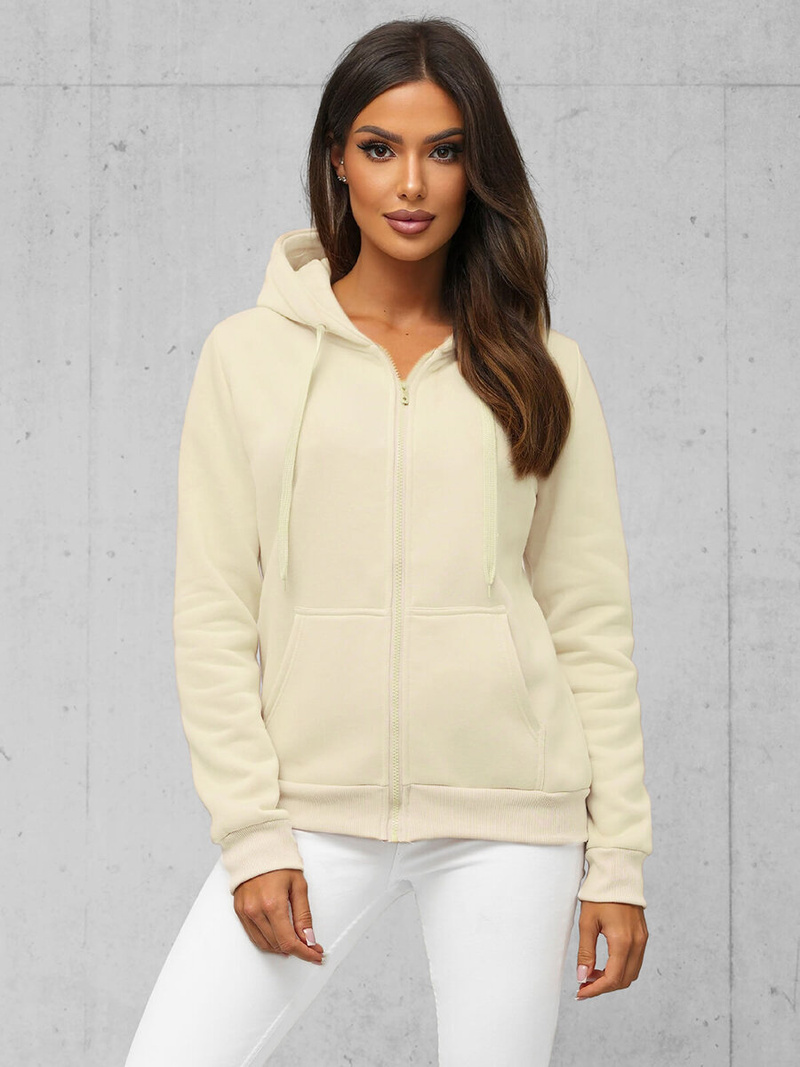 Жіноча Толстовка Кремова OZONEE JS/W03/67Z