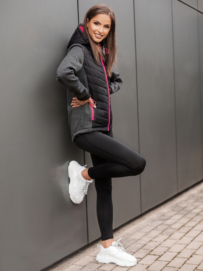 Куртка жіноча Чорна OZONEE JS/KSW4003Z