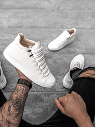 Sneakersy wysokie białe OZONEE G/222