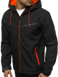 Куртка softshell чоловіча Чорна OZONEE JS/KS2194