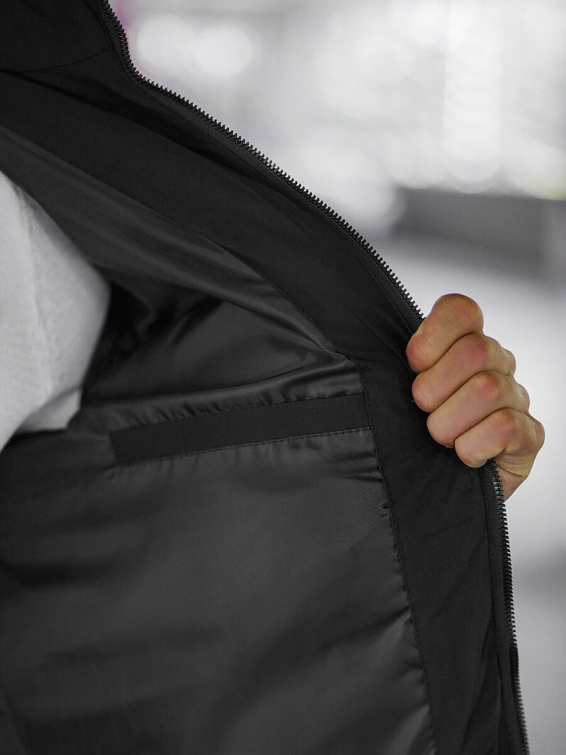 Куртка зимова чоловіча чорна OZONEE JS/31M5023/392Z