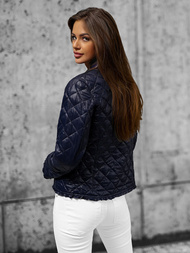 Куртка жіноча tемно-cиня OZONEE O/H956