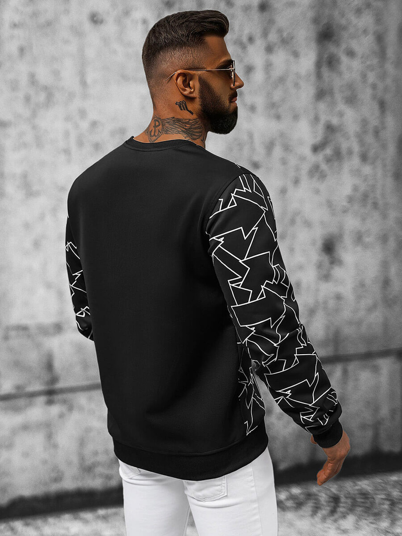 Толстовка Чоловіча Чорна OZONEE JS/8B1111/3