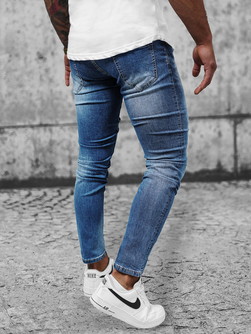 Чоловічі джинси Яскраво-Синi OZONEE NB/MP0021BCZ