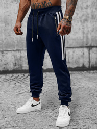 Штани спортивні чоловічі tемно-cинi OZONEE JS/8K181