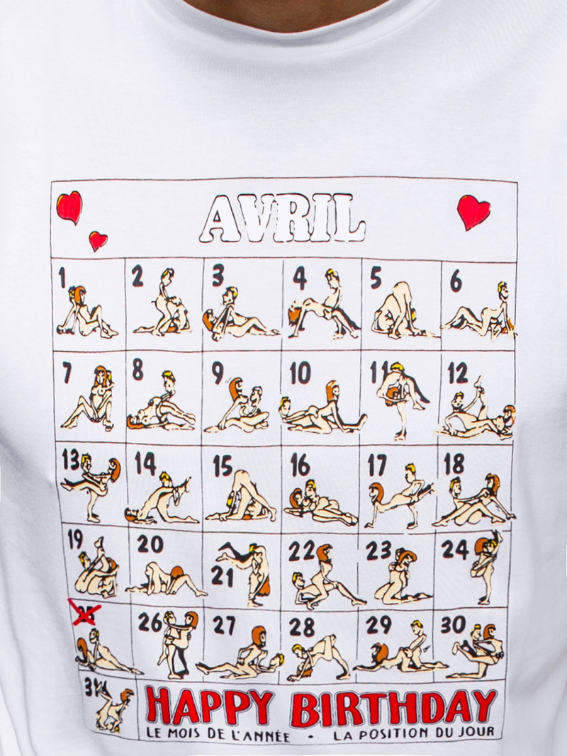 T-Shirt męski biały OZONEE NB/3005