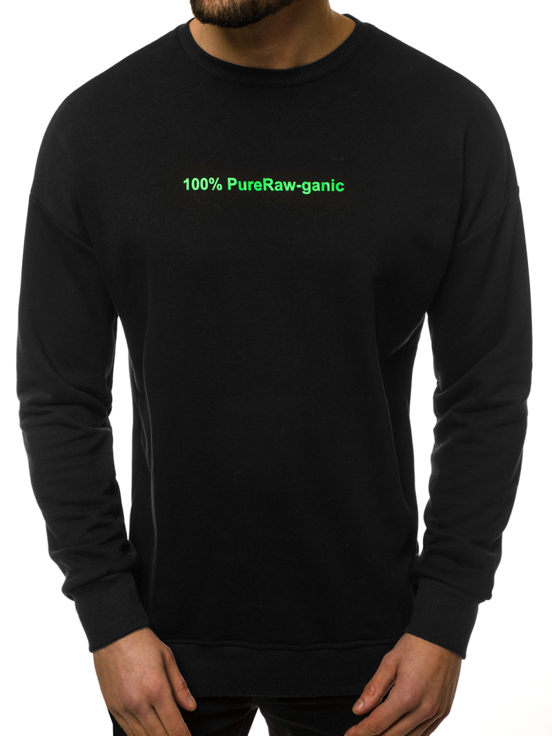 Толстовка чоловіча Чорна OZONEE MACH/3149