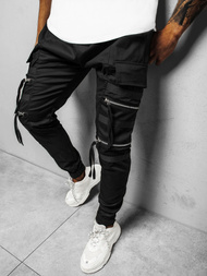 Штани чоловічі джоггери Чорнi OZONEE G/11146Z