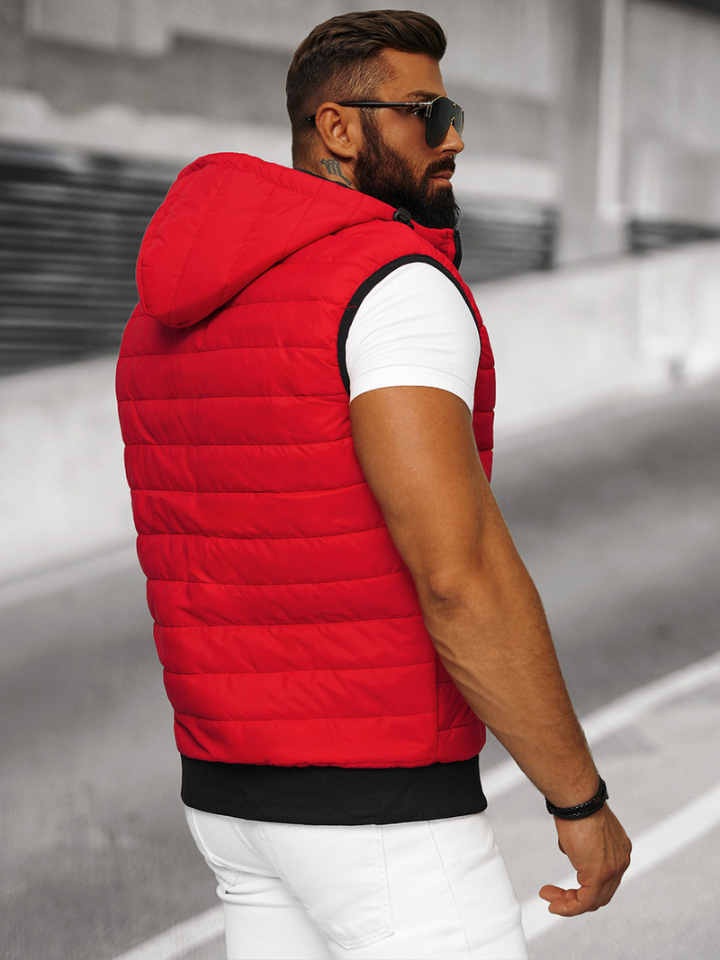 Безрукавка чоловіча Червона OZONEE JS/MY88Z