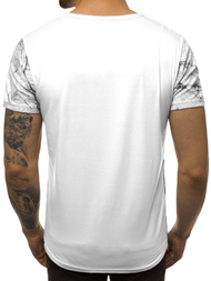T-Shirt męski biały OZONEE JS/SS10925