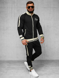 Спортивний костюм чоловічій чорний OZONEE O/FF5030AB