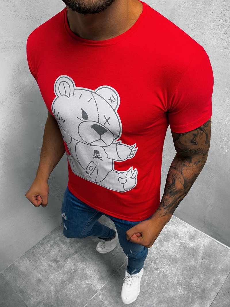 Футболка чоловіча Червонi OZONEE O/BL72