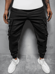 Spodnie męskie jogger czarne OZONEE MACH/51222