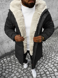 Kurtka zimowa męska czarna OZONEE JS/22M50/392