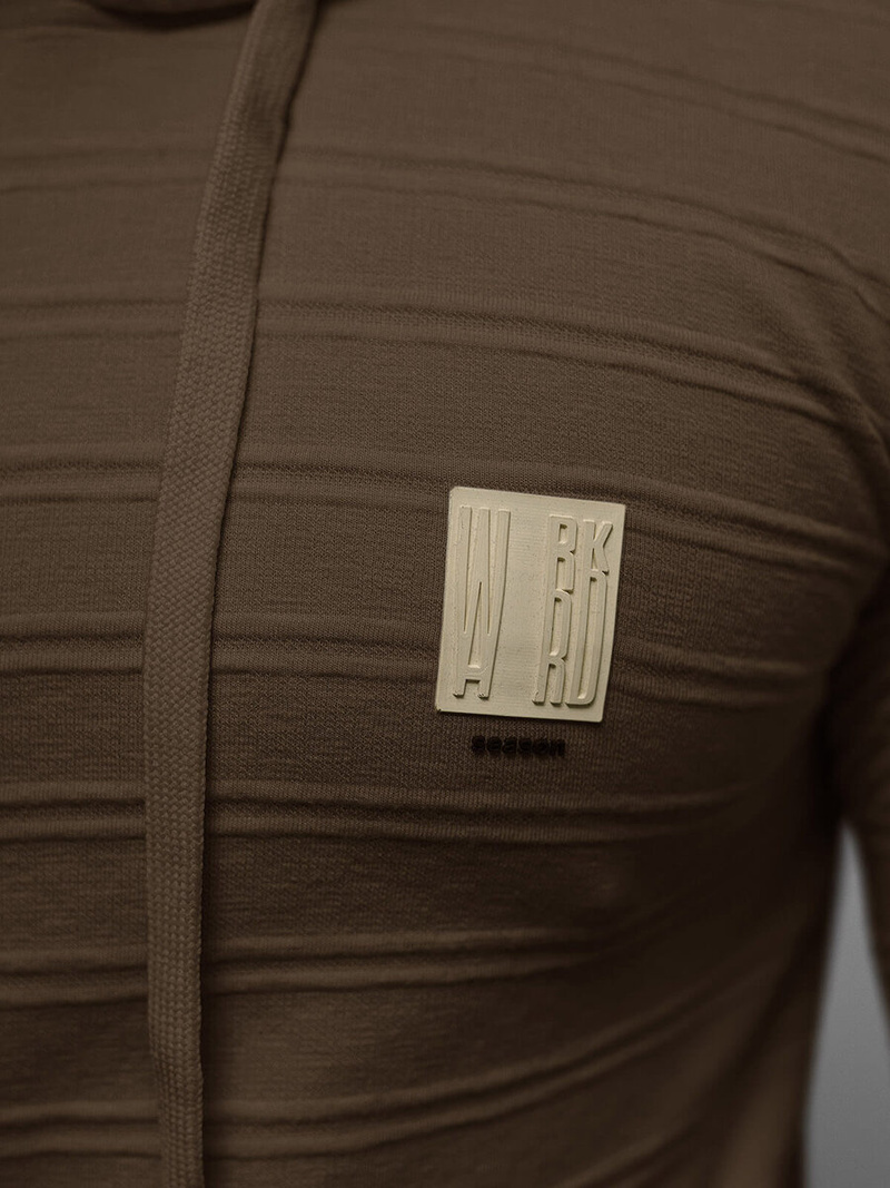 Толстовка чоловіча Коричнева OZONEE O/TB2272