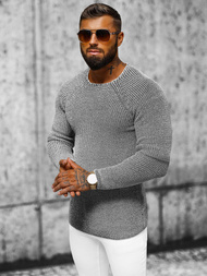 Sweter męski szary OZONEE L/2492